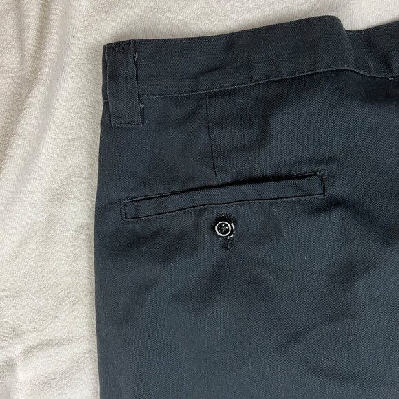 Dickies Black Work Pants Workwear Straight Leg Original Fit Chinos Big and Tall - Picture 6 of 12